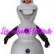 Olaf mascotte les enfants fetards